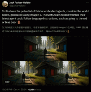 复杂的三门场景中 